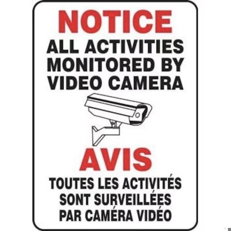Accuform BILINGUAL SAFETY SIGN NOTICE  FBMASE817VP FBMASE817VP